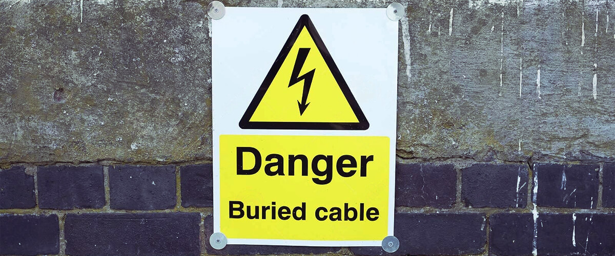 safety precautions when working near buried electrical wires